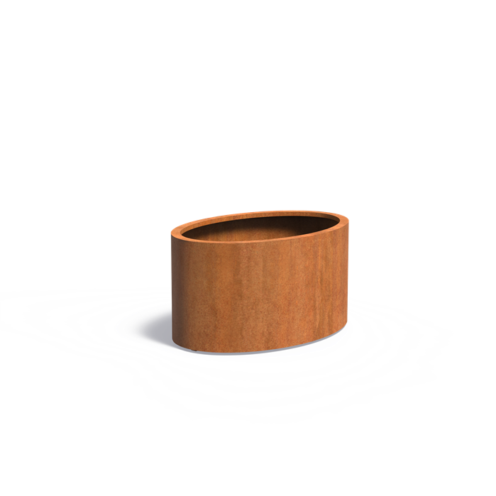 Cortenstahl Pflanzkübel ELLIPSE | 120 x 80 x 60 cm