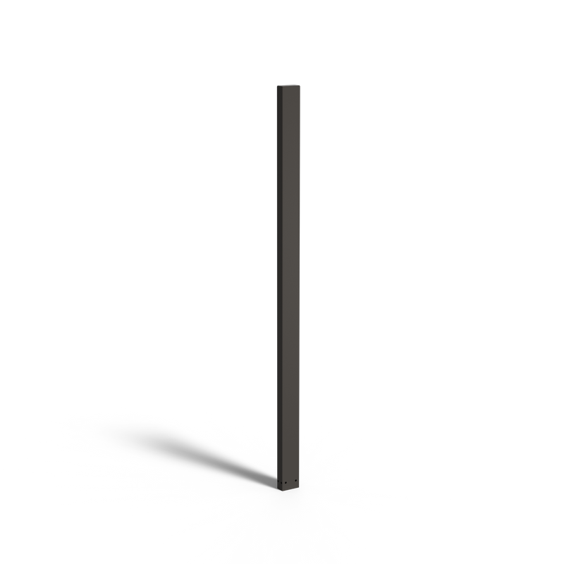 Gecoat stalen tuinpaal 200 cm, 10 x 5 cm, per stuk