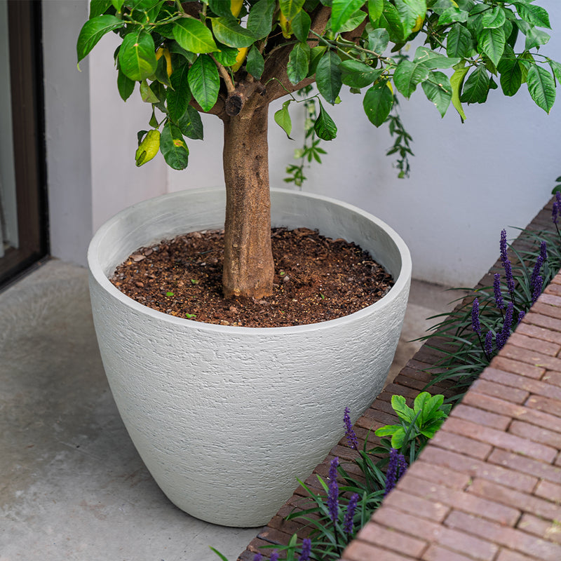 LIV runder Stonecore-Pflanzkübel Ø115 x 110 cm mit Boden