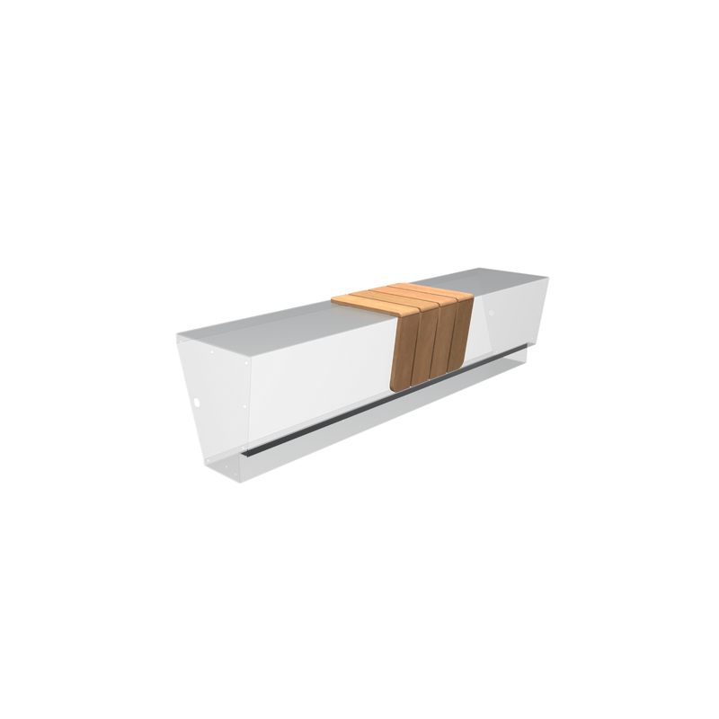 Garapa Holzsitzfläche REVERT ca. 52x43x36