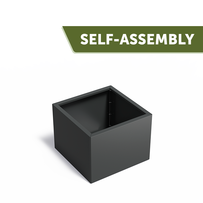 CARREZ Connect Pflanzkübel ohne Boden – pulverbeschichtet | 80 x 80 x 60 cm