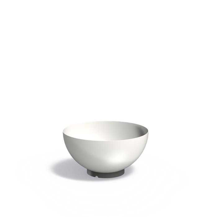 BOCCA ronde plantenbak van gecoat staal met bodem Ø80 x 41 cm