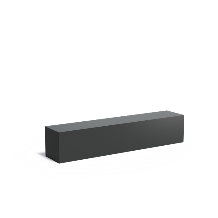 Aluminium Sockel | 200 x 40 x 40 cm