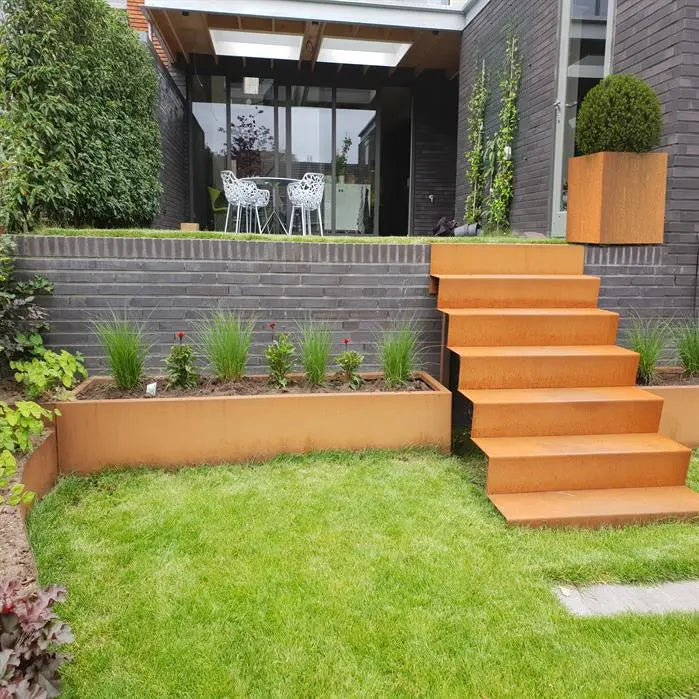 Cortenstaal trap 