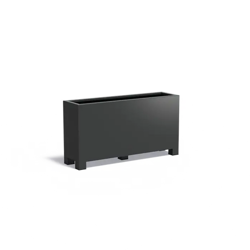 Aluminium plantenbak met poten AFP24.1