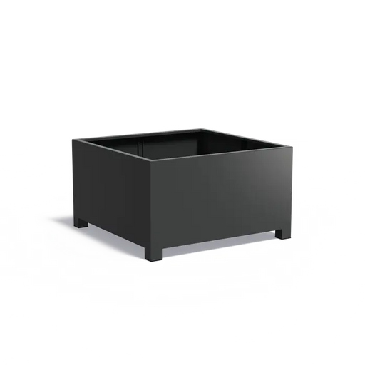 Aluminium plantenbak met poten AFP3.1