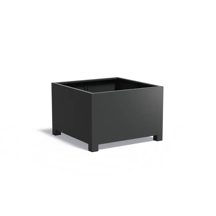 Aluminium plantenbak met poten AFP4.1