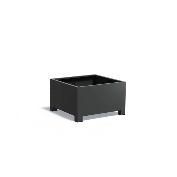 Aluminium plantenbak met poten AFP5.2