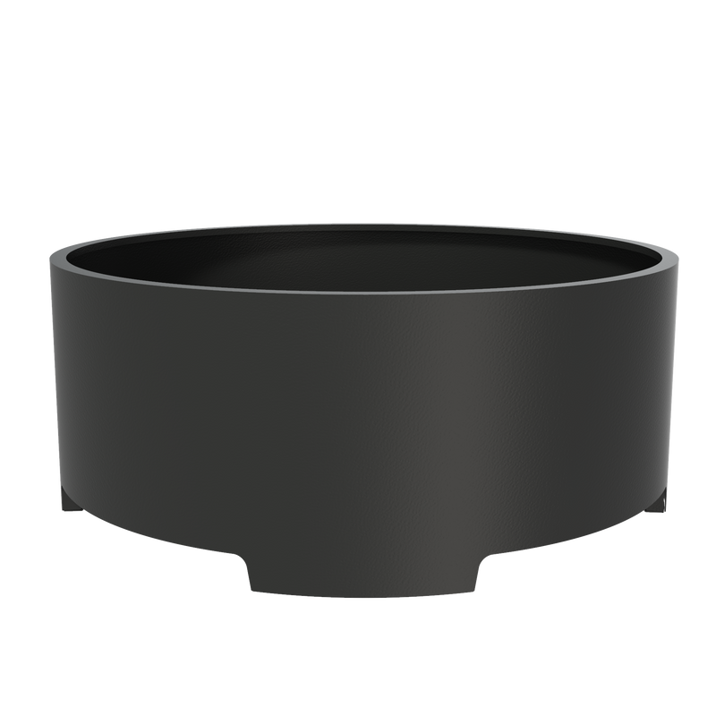 Aluminium  plantenbak met poten AMP1.1