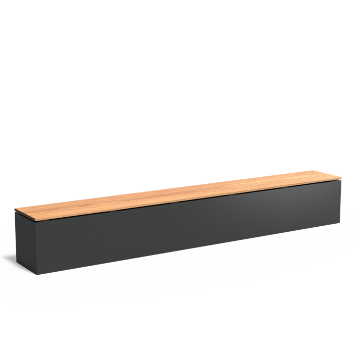 Adezz aluminium sokkel met zitting ASW29