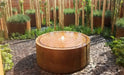Adezz ronde watertafel cortenstaal 