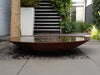 Adezz waterschaal van corten