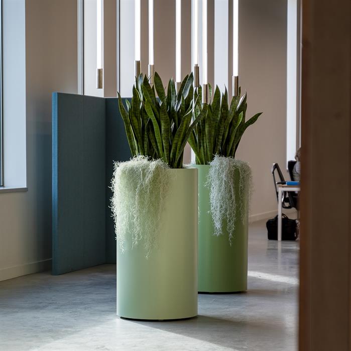 Circum aluminium plantenbak met bodem