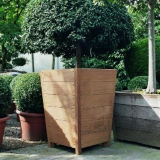 Taps hardhouten plantenbak HO