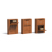 Adezz corten pakketbrievenbus Paca PPS