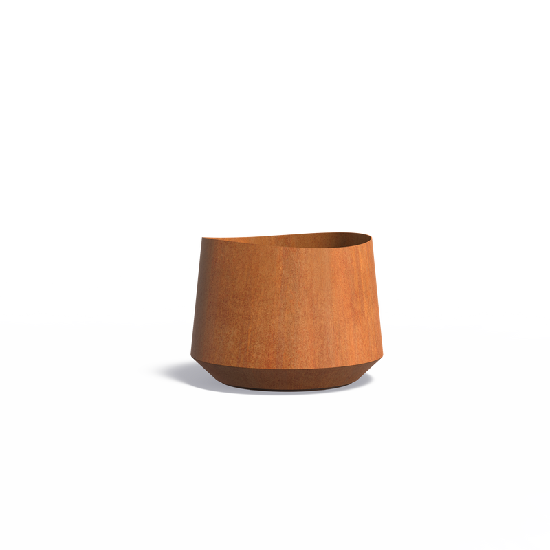 Cortenstahl Pflanzgefäß VELIS | ø 80 x 60 cm