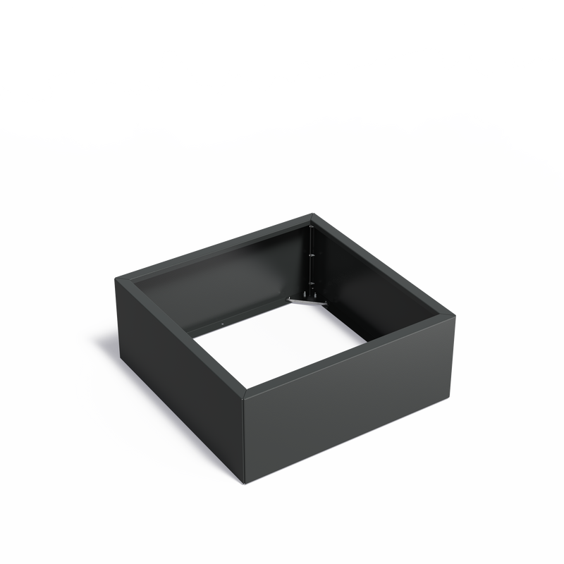 CARREZ Connect Pflanzkübel ohne Boden – pulverbeschichtet | 100 × 100 × 40 cm