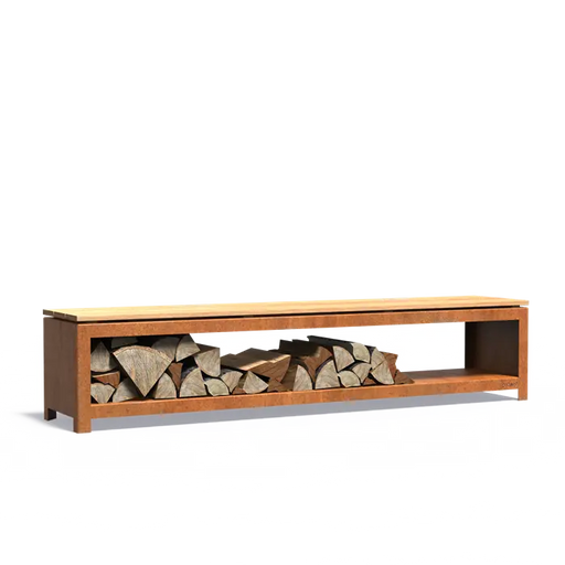 LOGG seat met zitting corten BHS2H