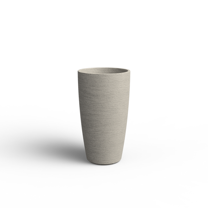 LIV ronde Stonecore plantenbak Ø50 x 90 cm met bodem