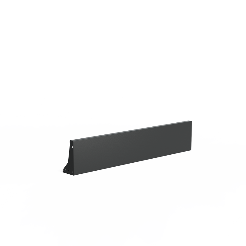 Stahl-Stützwand pulverbeschichtet – Gerade | 150 × 15 × 30 cm