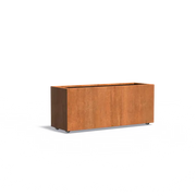 Carrez corten met wielen CAWL22.1