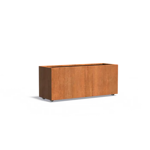 Carrez corten met wielen CAWL22.1