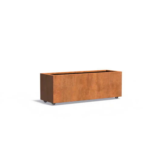 Carrez corten met wielen CAWL23.1