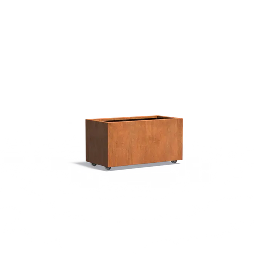 Carrez corten met wielen CAWL23.3