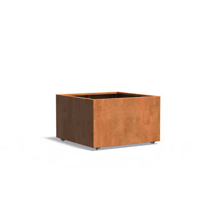 Carrez corten met wielen CAWL5.2