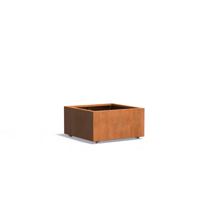 Carrez corten met wielen CAWL6.3