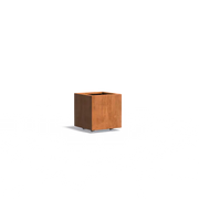 Carrez corten plantenbak met wielen CAW9