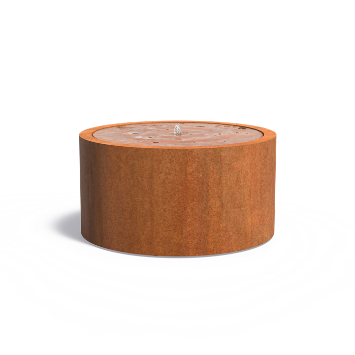Adezz ronde watertafel corten CBR1