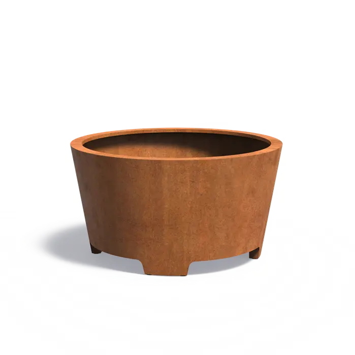 Cortenstaal CONIC met poten CCP2.1