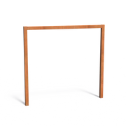 Cortenstaal U-vom pergola 2700x2500