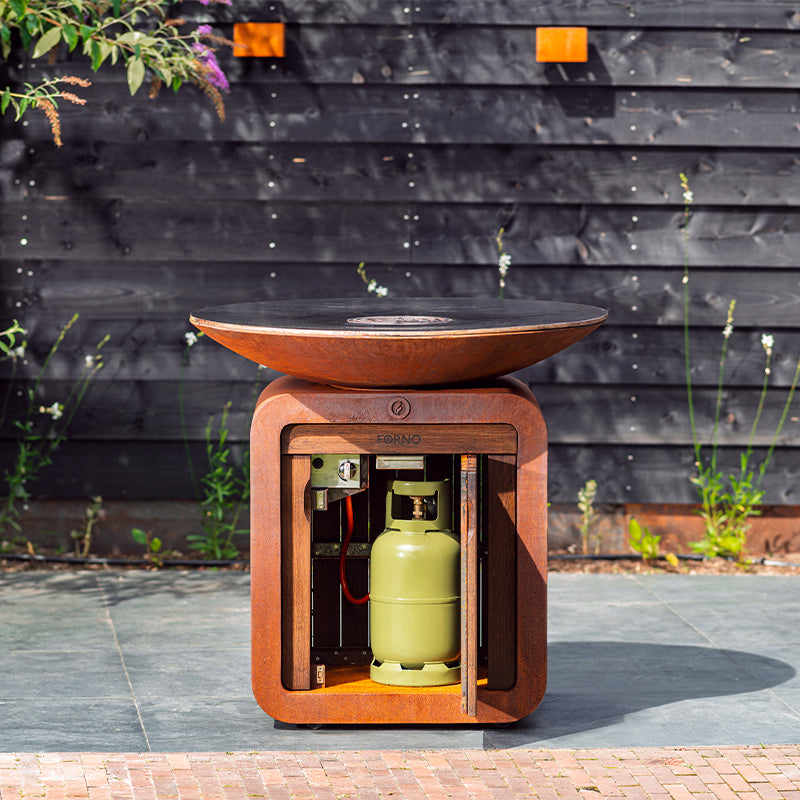 SEARE HALO PIEZO gasbetriebene Außenküche | Ø 1000 × 1000 mm