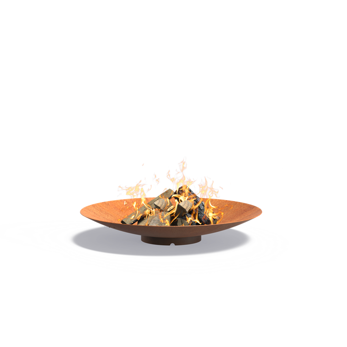 HALO Feuerschale aus Cortenstahl | ø 120 x 21 cm