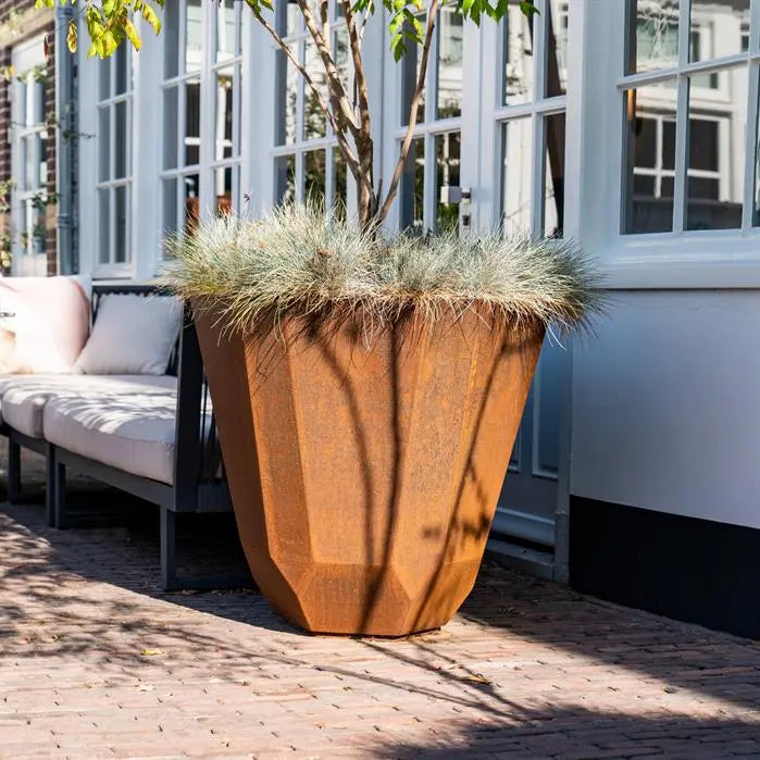 Plantenbak Facet corten CFT