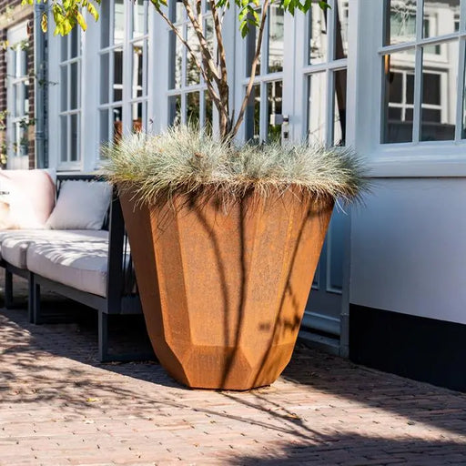 Plantenbak Facet corten CFT