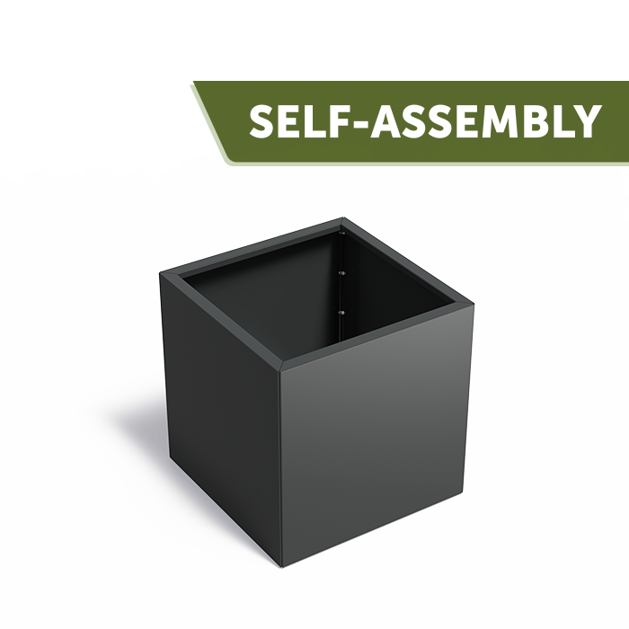 CARREZ Connect Pflanzkübel ohne Boden – pulverbeschichtet | 80 x 80 x 80 cm