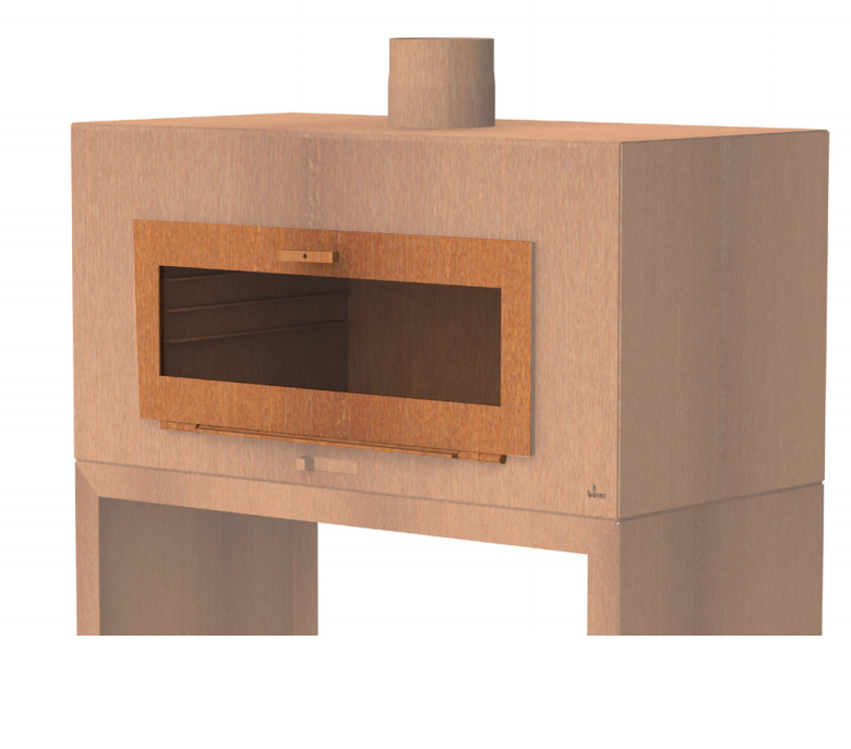 Enok deur corten