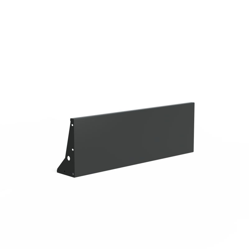 Stahl-Stützwand pulverbeschichtet – Gerade | 150 × 25 × 50 cm