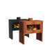 Enok zwart en corten 