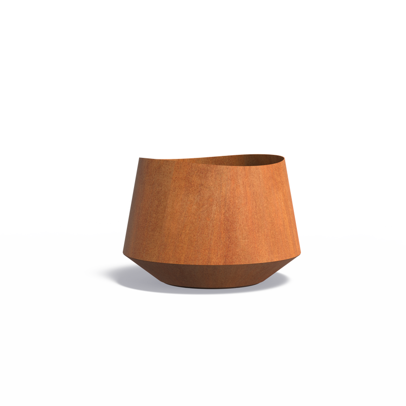 Cortenstahl Pflanzgefäß VELIS | ø 100 x 70 cm