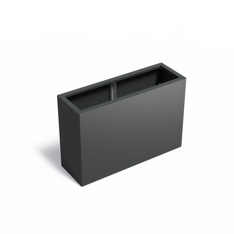 CARREZ Connect Pflanzkübel ohne Boden – pulverbeschichtet | 120 x 40 x 80 cm
