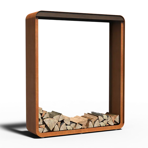 Cortenstaal houtopslag SERRA FSWS1.2