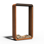 Cortenstaal houtopslag Serra FSWS1