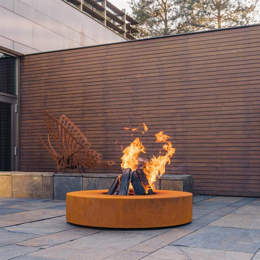 Forno corten vuurtafel Ronde 