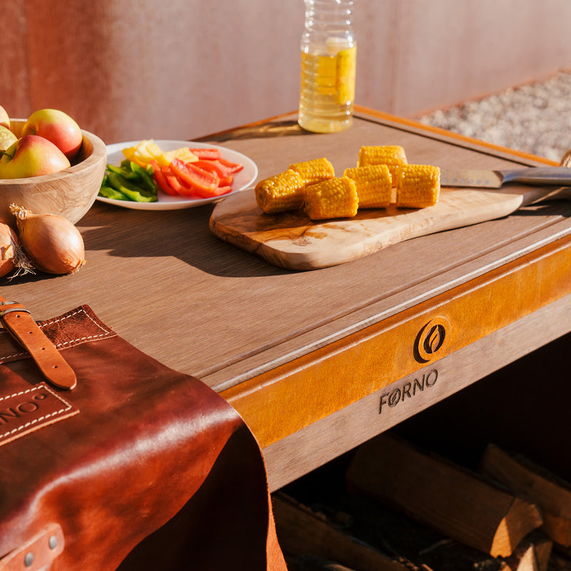 STATION Outdoor keuken 119 x 60 x 90 cm - cortenstaal