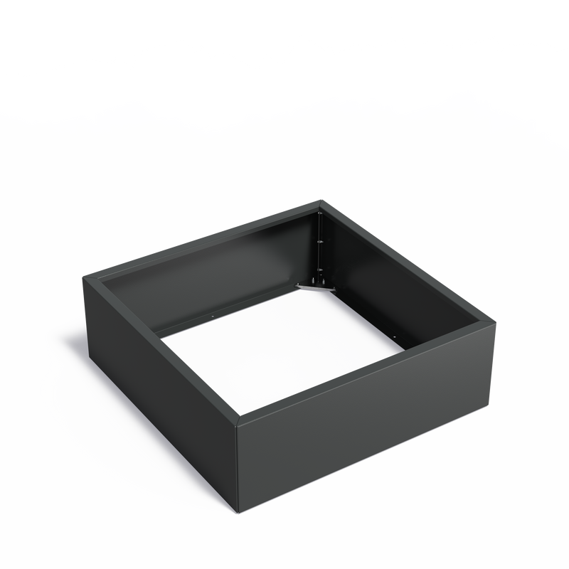 Gecoat stalen plantenbak CARREZ Connect 120 x 120 x 40 cm