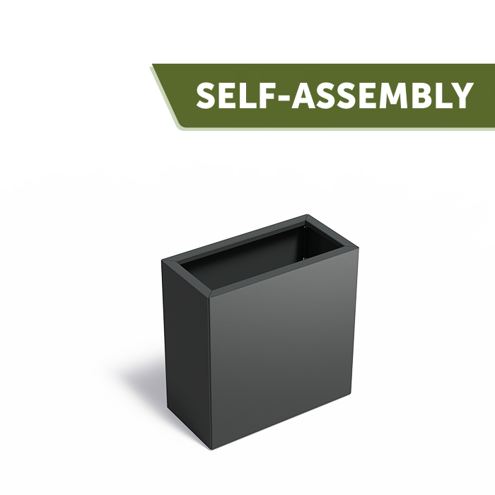 CARREZ Connect Pflanzkübel ohne Boden – pulverbeschichtet | 80 x 40 x 80 cm